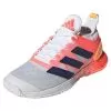 Adidas Women's Adizero Ubersonic 4 Tennis Shoes Footwear White And Legacy Indigo