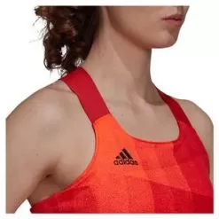 Adidas Women's Primeblue HEAT.RDY Tokyo Y-Back Tennis Tank App Solar Red And Black -Tennis Passion H20355 F21 5