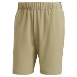 Adidas Men's Club Stretch Woven 9 Inch Tennis Short Orbit Green And Black