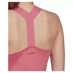 Adidas Women's Aeroready Y-Back Tennis Tank Rose Tone And Black -Tennis Passion H45389 F21 61