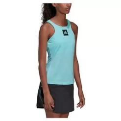 Adidas Women's Primeblue HEAT.RDY Y-Back Tennis Tank Pulse Aqua And Black -Tennis Passion HA3354 U22 3