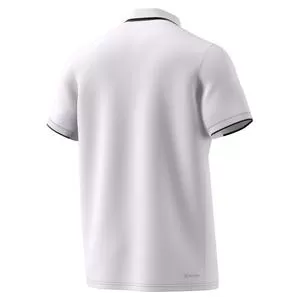 Adidas Men's HEAT.RDY Top Tennis Polo Shirt Grey One And Black 2 Adidas Men's HEAT.RDY Top Tennis Polo Shirt Grey One And Black - Image 2