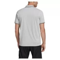 Adidas Men's HEAT.RDY Top Tennis Polo Shirt Grey One And Black 8 Adidas Men's HEAT.RDY Top Tennis Polo Shirt Grey One And Black -Tennis Passion HB1842 S22 5