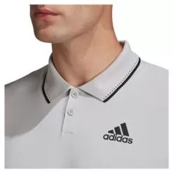 Adidas Men's HEAT.RDY Top Tennis Polo Shirt Grey One And Black 9 Adidas Men's HEAT.RDY Top Tennis Polo Shirt Grey One And Black -Tennis Passion HB1842 S22 6