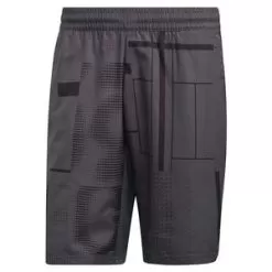 Adidas Men's Club 3-Stripe 7 Inch Tennis Short Grey Six And Black