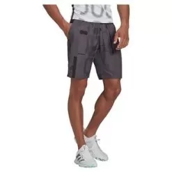 Adidas Men's Club 3-Stripe 7 Inch Tennis Short Grey Six And Black -Tennis Passion HB9083 7 S22 3