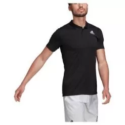 Adidas Men's Freelift Tennis Polo Shirt Black -Tennis Passion HB9134 S22 3