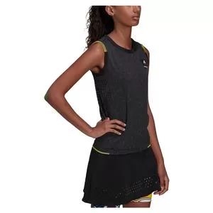 Adidas Women's Rich Mnisi Premium Primeknit Tennis Tank Black 4 Adidas Women's Rich Mnisi Premium Primeknit Tennis Tank Black - Image 4