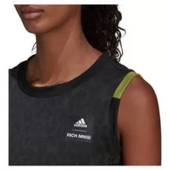 Adidas Women's Rich Mnisi Premium Primeknit Tennis Tank Black 10 Adidas Women's Rich Mnisi Premium Primeknit Tennis Tank Black -Tennis Passion HC1727 S22 51