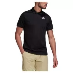 Adidas Men's HEAT.RDY Tennis Polo Shirt Black And White 8 Adidas Men's HEAT.RDY Tennis Polo Shirt Black And White -Tennis Passion HC2716 S22 3