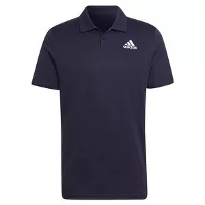 Adidas Men's HEAT.RDY Tennis Polo Shirt Shadow Navy And White 1 Adidas Men's HEAT.RDY Tennis Polo Shirt Shadow Navy And White