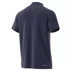 Adidas Men's HEAT.RDY Tennis Polo Shirt Shadow Navy And White 2 Adidas Men's HEAT.RDY Tennis Polo Shirt Shadow Navy And White - Image 2
