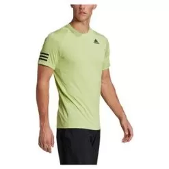 Adidas Men's Club 3-Stripe Tennis T-Shirt Pulse Lime And Black -Tennis Passion HE2976 S22 3