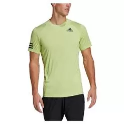 Adidas Men's Club 3-Stripe Tennis T-Shirt Pulse Lime And Black -Tennis Passion HE2976 S22 5
