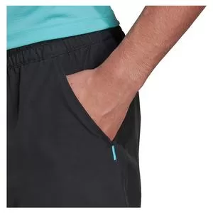 Adidas Men's Paris HEAT.RDY 2in1 7 Inch Tennis Short Carbon And Pulse Aqua 5 Adidas Men's Paris HEAT.RDY 2in1 7 Inch Tennis Short Carbon And Pulse Aqua - Image 5