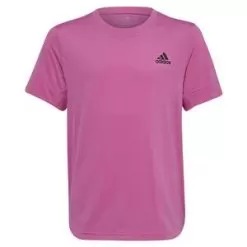 Adidas Boys` New York Freelift Tennis T-Shirt Semi Pulse Lilac