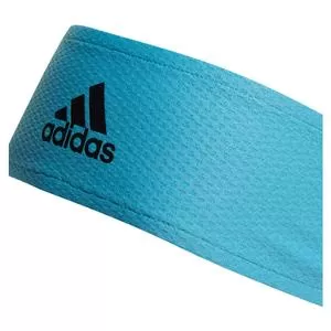 Adidas Primeblue AEROREADY Tennis Tieband Bright Cyan And Black 3 Adidas Primeblue AEROREADY Tennis Tieband Bright Cyan And Black - Image 3