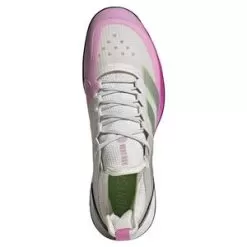 Adidas Men's Adizero Ubersonic 4 HEAT.RDY Tennis Shoes Crystal White And Silver Met -Tennis Passion HR1915 H22 3