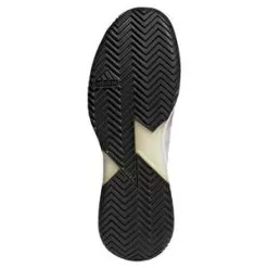 Adidas Men's Adizero Ubersonic 4 HEAT.RDY Tennis Shoes Crystal White And Silver Met -Tennis Passion HR1915 H22 5