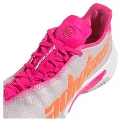 Adidas Women's Barricade Tennis Shoes Grey Two And Solar Orange -Tennis Passion HR2036 H22 6