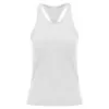 K- Swiss Women's Rib Tennis Tank With Bra White
