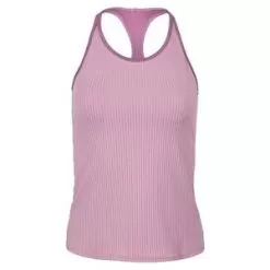 K- Swiss Women's Rib Tennis Tank With Bra Soft Berry