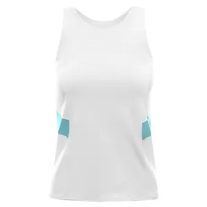 K-Swiss K- Swiss Women's Colorblock Tennis Tank White And Angel 1 K-Swiss K- Swiss Women's Colorblock Tennis Tank White And Angel