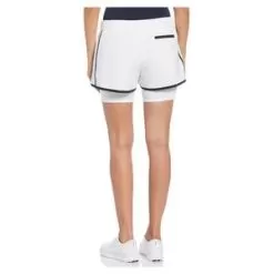 Penguin Women's Piped 3 Inch Tennis Short With Inner Short -Tennis Passion OGBSC099 S22 118 2