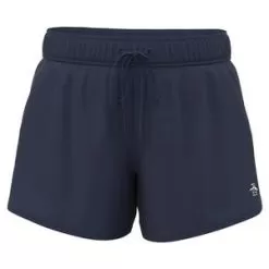Penguin Women's Drawstring 4 Inch Tennis Short Black Iris