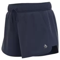 Penguin Women's Drawstring 4 Inch Tennis Short Black Iris 5 Penguin Women's Drawstring 4 Inch Tennis Short Black Iris -Tennis Passion OGBSC0A3 417S22 3