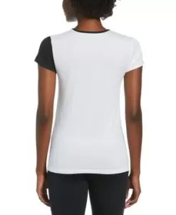 Penguin Women's Asymemetrical Blocked Tennis Top -Tennis Passion OGKSC084 118 B