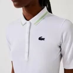 Lacoste Women's Core Performance Tennis Polo -Tennis Passion PF0741 S22 White