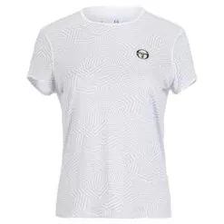 Sergio Tacchini.gif Sergio Tacchini Women's Melbourne Dazzle Tennis Top White