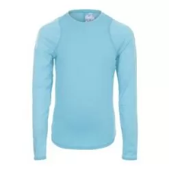 Lucky In Love Girls` Long Sleeve Athletic Tennis Crew Ocean
