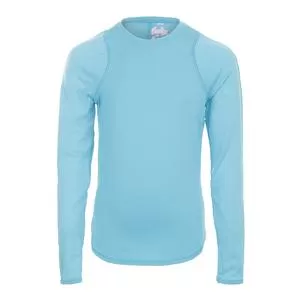 Lucky In Love Girls` Long Sleeve Athletic Tennis Crew Ocean 1 Lucky In Love Girls` Long Sleeve Athletic Tennis Crew Ocean