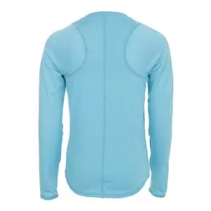 Lucky In Love Girls` Long Sleeve Athletic Tennis Crew Ocean 3 Lucky In Love Girls` Long Sleeve Athletic Tennis Crew Ocean - Image 3