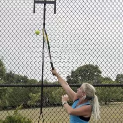Suspended Ball Fence Trainer - Tennis Serve Training Aid