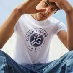 Lacoste Men's Roland Garros 2022 Jersey Tennis Tee -Tennis Passion TH0970 U22 522 1