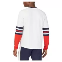 Fila Men's Heritage Long Sleeve Tennis Crew -Tennis Passion TM23C143 100 2