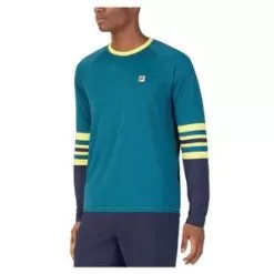 Fila Men's Heritage Long Sleeve Tennis Crew -Tennis Passion TM23C143 342 2