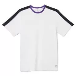 Fila Men's Back Spin Short Sleeve Tennis Crew White And Black