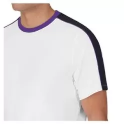 Fila Men's Back Spin Short Sleeve Tennis Crew White And Black 7 Fila Men's Back Spin Short Sleeve Tennis Crew White And Black -Tennis Passion TM23C305 100H22 6