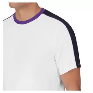 Fila Men's Back Spin Short Sleeve Tennis Crew White And Black 4 Fila Men's Back Spin Short Sleeve Tennis Crew White And Black - Image 4