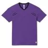 Fila Men's Back Spin Short Sleeve Tennis V-Neck Royal Purple And Black