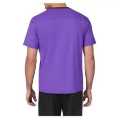 Fila Men's Back Spin Short Sleeve Tennis V-Neck Royal Purple And Black -Tennis Passion TM23C306 505H22 4
