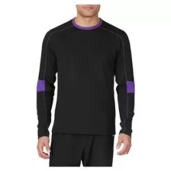 Fila Men's Back Spin Long Sleeve Tennis Crew Black And Royal Purple 6 Fila Men's Back Spin Long Sleeve Tennis Crew Black And Royal Purple -Tennis Passion TM23C309 001H22 3