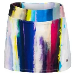 Fila Women's Center Court 13.5 Inch Tennis Skort Galaxy Print And White