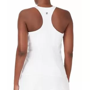 Fila Women's Whiteline Racerback Tennis Tank White 2 Fila Women's Whiteline Racerback Tennis Tank White - Image 2