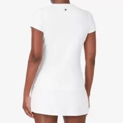 Fila Women's Whiteline Short Sleeve Tennis Top White -Tennis Passion TW13B701 100U22 2
