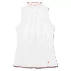 Fila Women's Groundbreaker Full Coverage Tennis Tank White And Dusty Orange